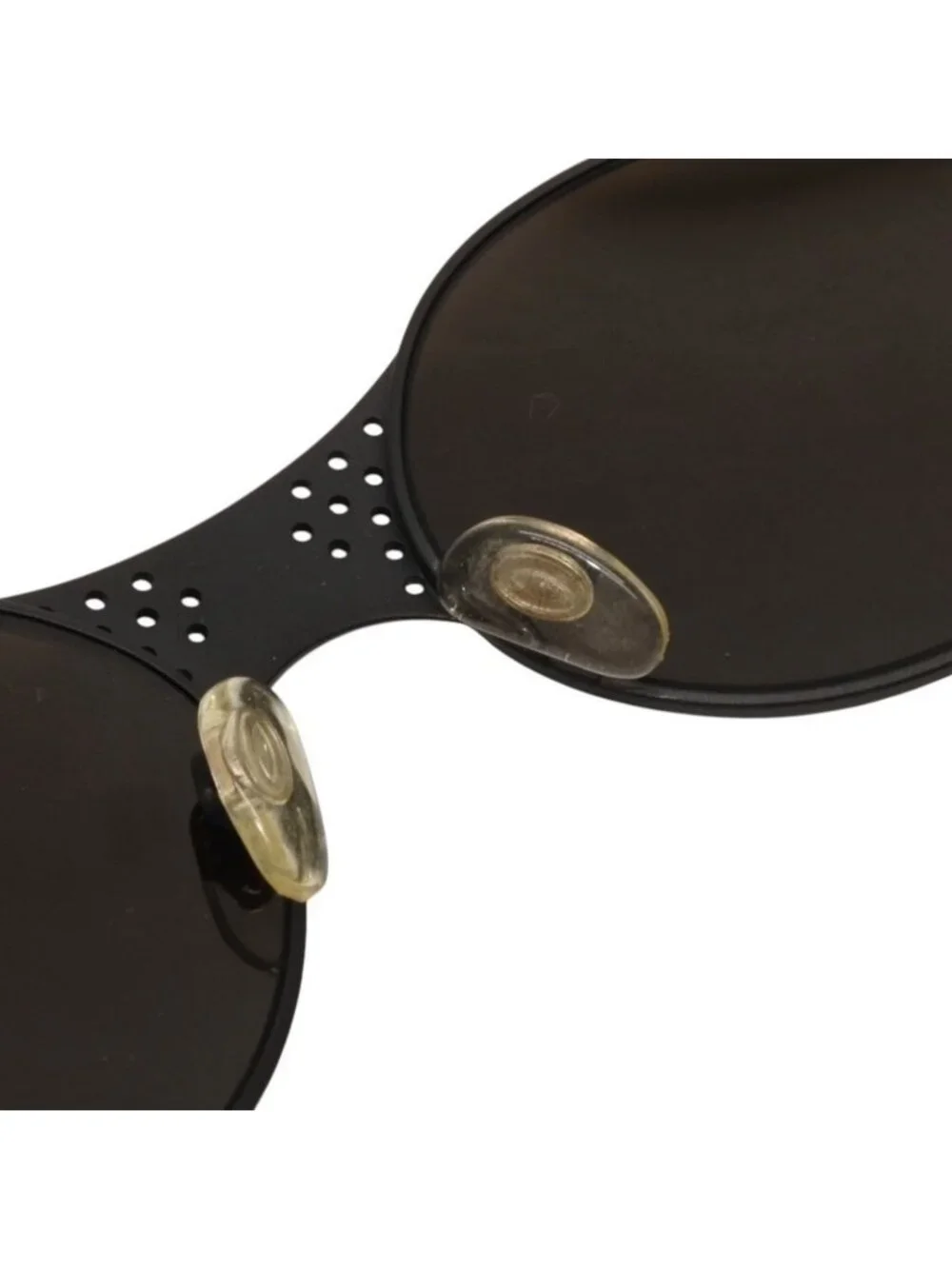 Chanel Sunglasses Eyewear CC Logo Metal Rubber Matte Black Gold